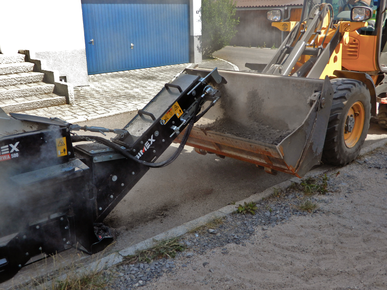 Radfräsen im Trenching-Einsatz