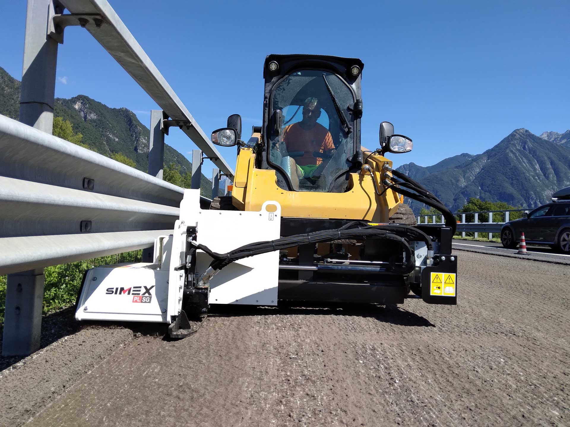 Raboteuse sous glissières PL SG