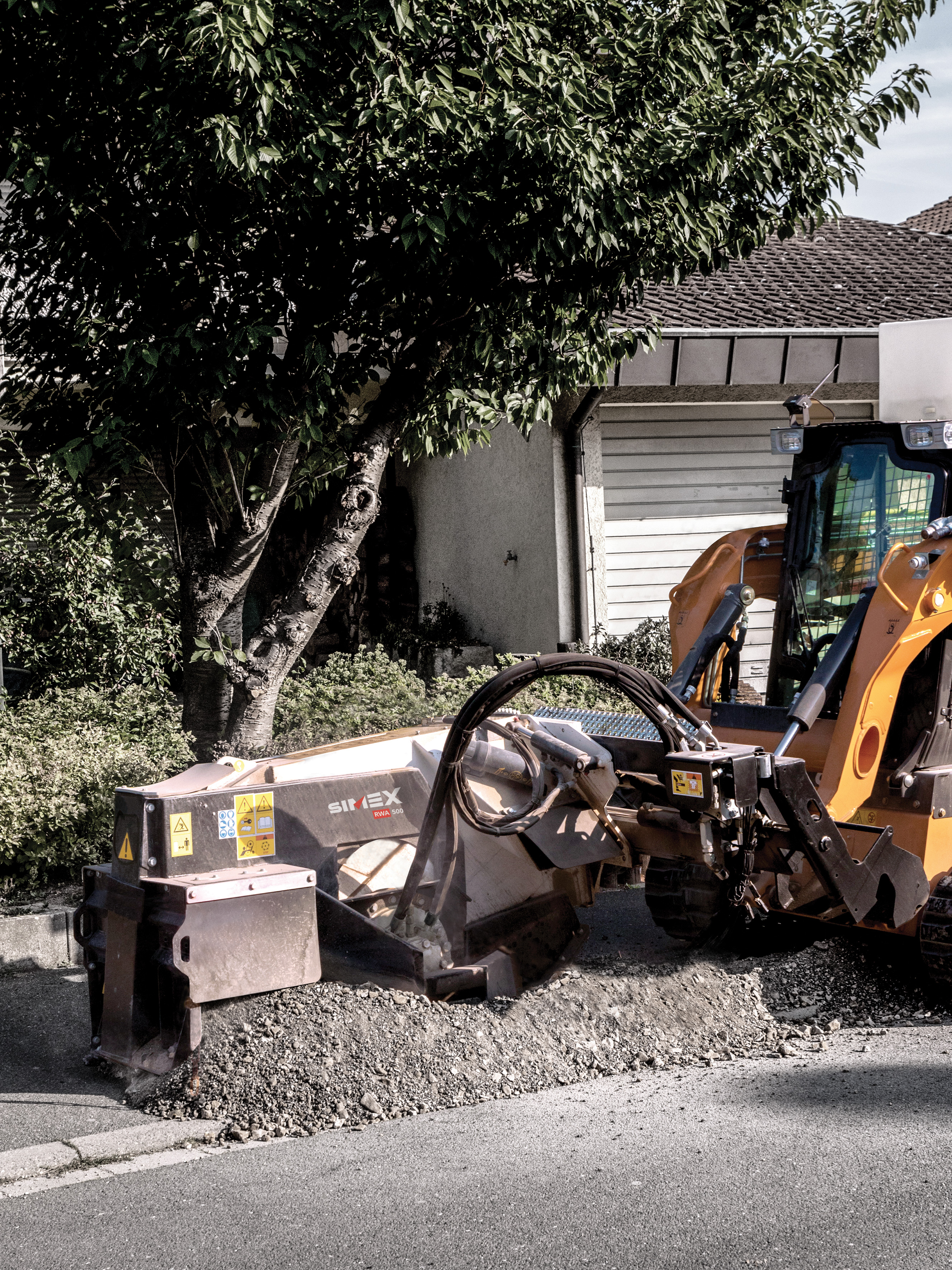RWA 500 - Das Erstellen von  Schmalen Gräben mittels Radfräse